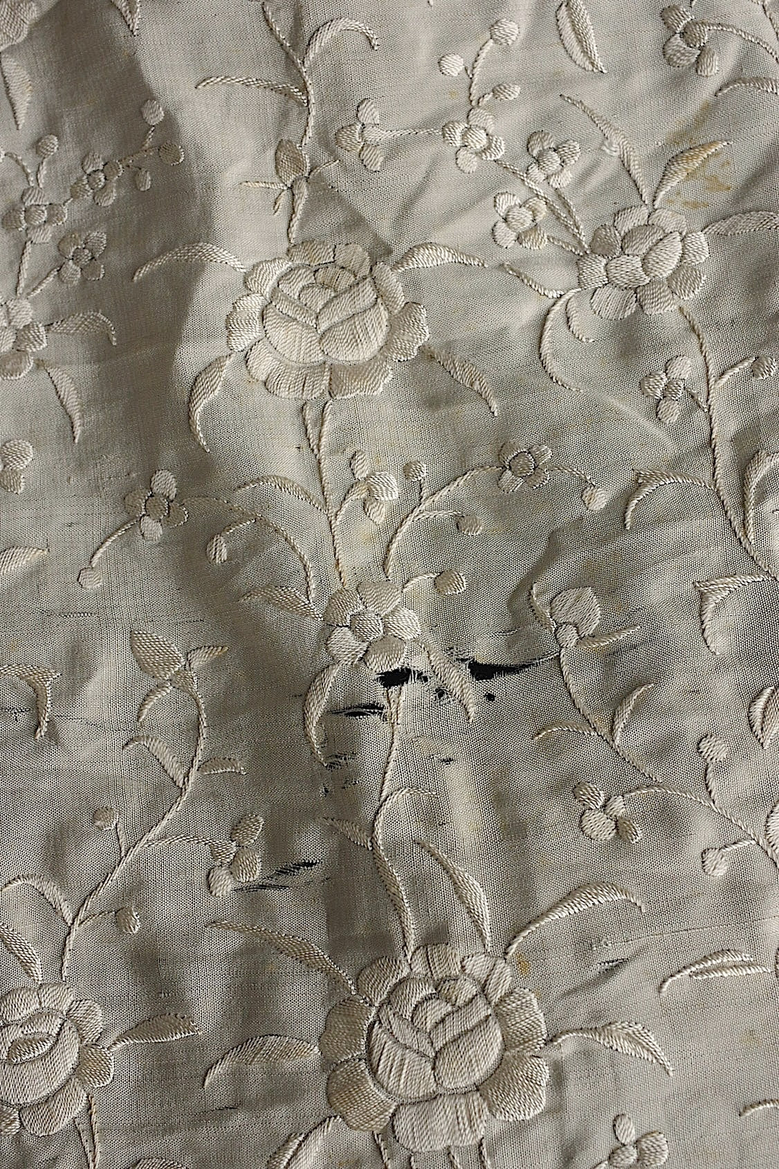 アンティークショール châle antique アンティーク刺繍 ショール2 .FR a l'epoque