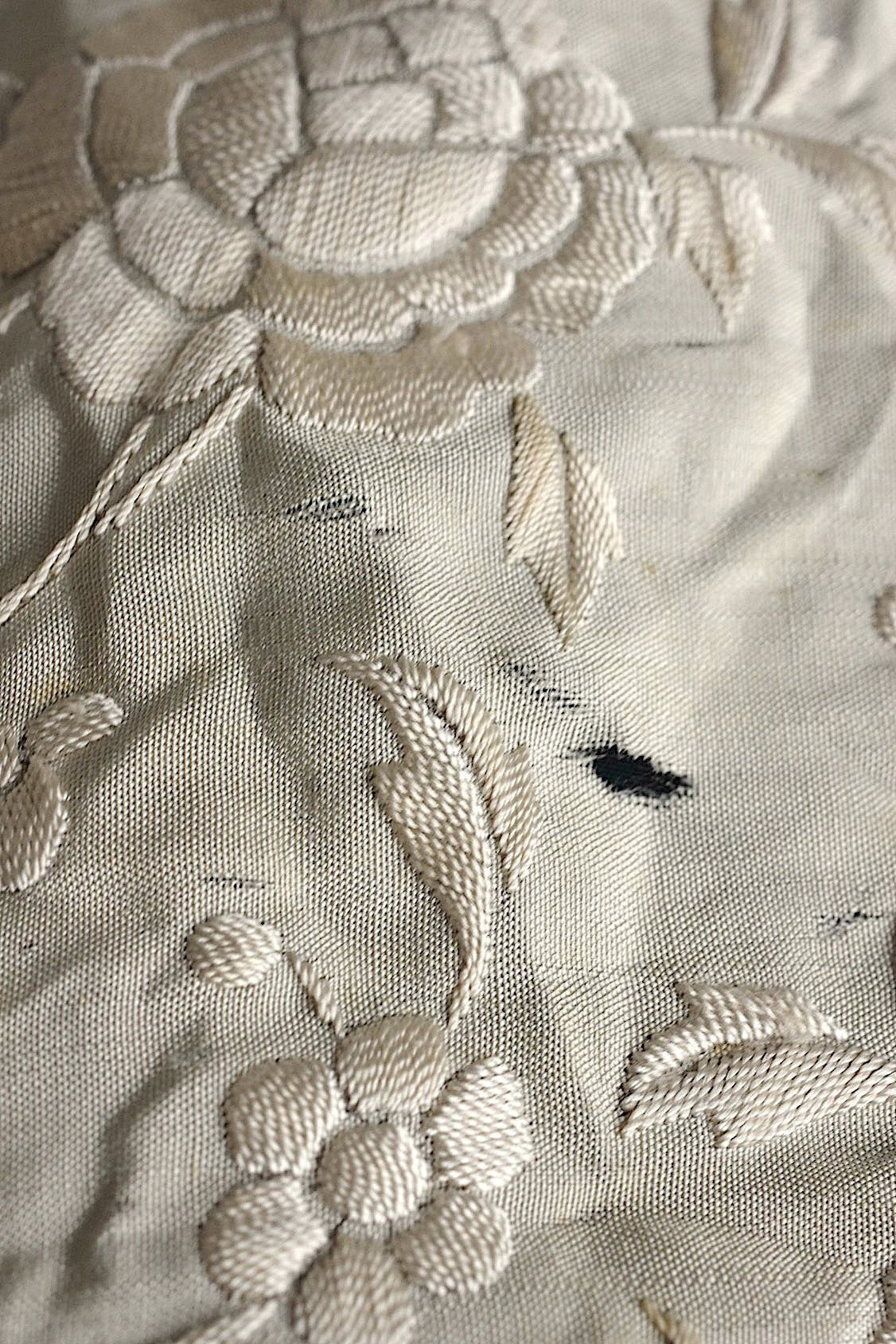 アンティークショール châle antique アンティーク刺繍 ショール2 .FR a l'epoque