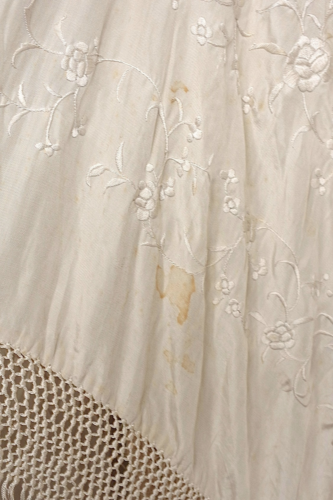 アンティークショール châle antique アンティーク刺繍 ショール2 .FR a l'epoque