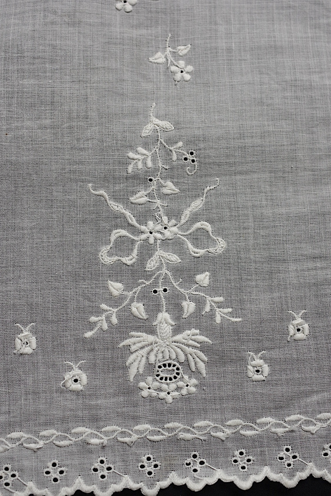 アンティークレース dentelle antique アンティークレース 刺繍ハンカチ ハギレ .FR a l'epoque