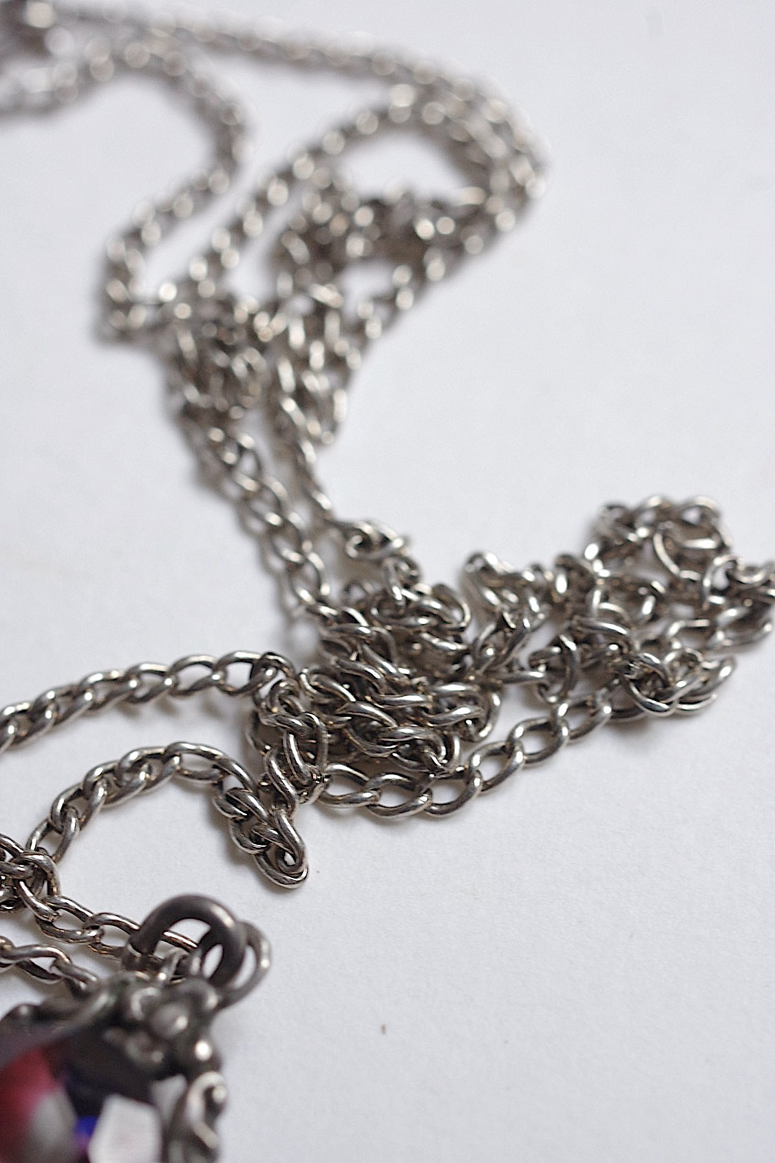 アンティークアクセサリー collier antique アンティーク アイリスガラス .FR a l'epoque