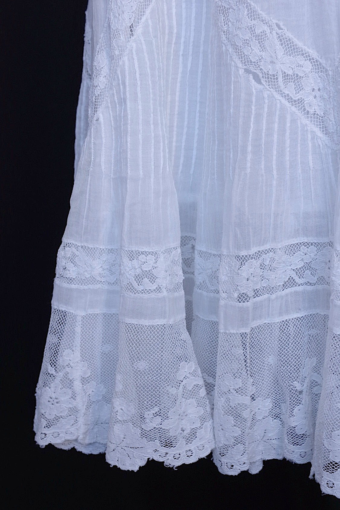 アンティーク古着 vêtement antique アンティークコットンレーススカート 5 .FR a l'epoque