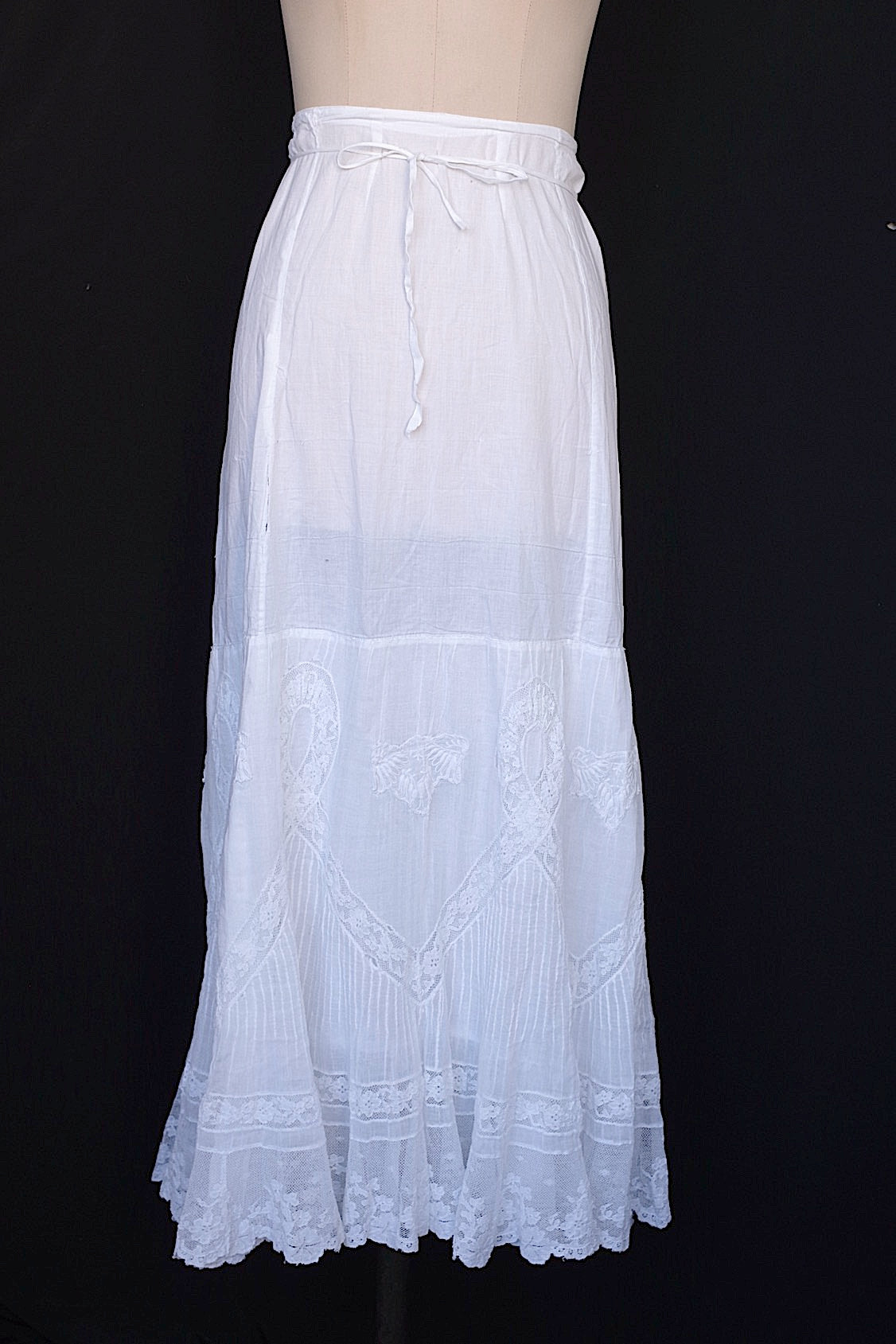 アンティーク古着 vêtement antique アンティークコットンレーススカート 5 .FR a l'epoque