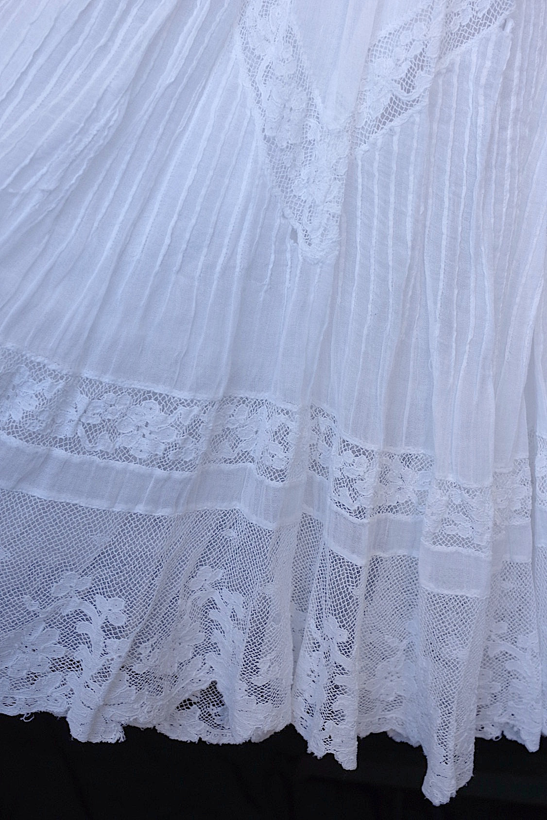 アンティーク古着 vêtement antique アンティークコットンレーススカート 5 .FR a l'epoque