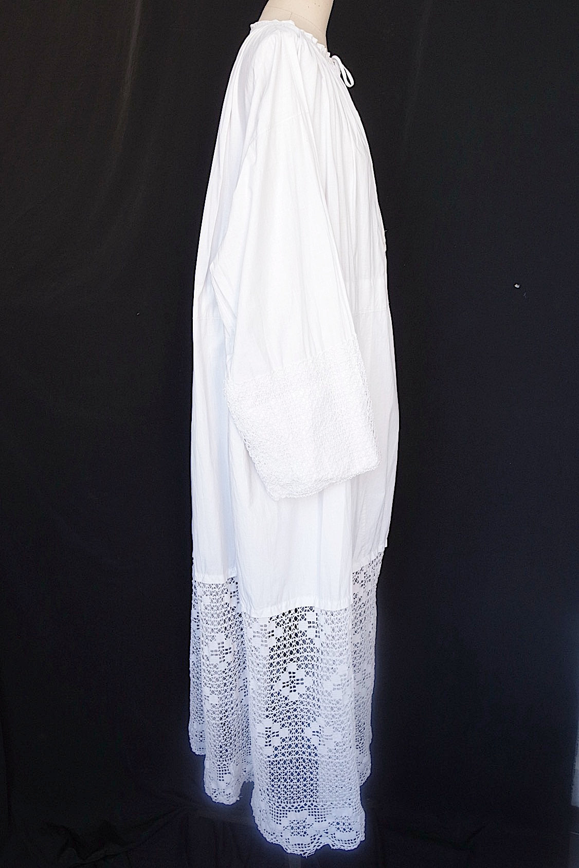 アンティーク古着 vêtement antique アンティーク教会チュニック aube1 .FR a l'epoque