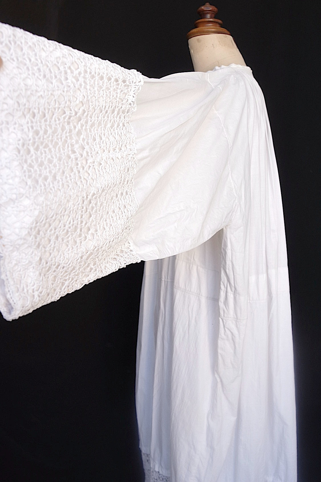 アンティーク古着 vêtement antique アンティーク教会チュニック aube1 .FR a l'epoque