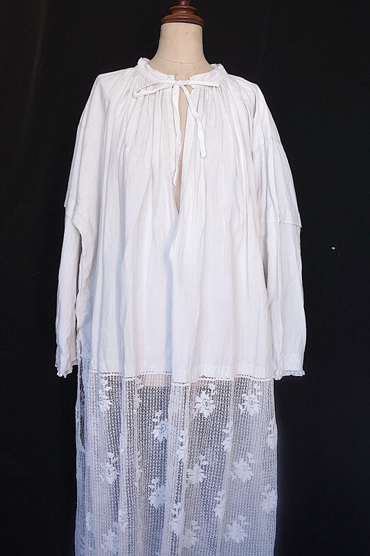 アンティーク古着 vêtement antique アンティーク教会チュニック aube2 .FR a l'epoque