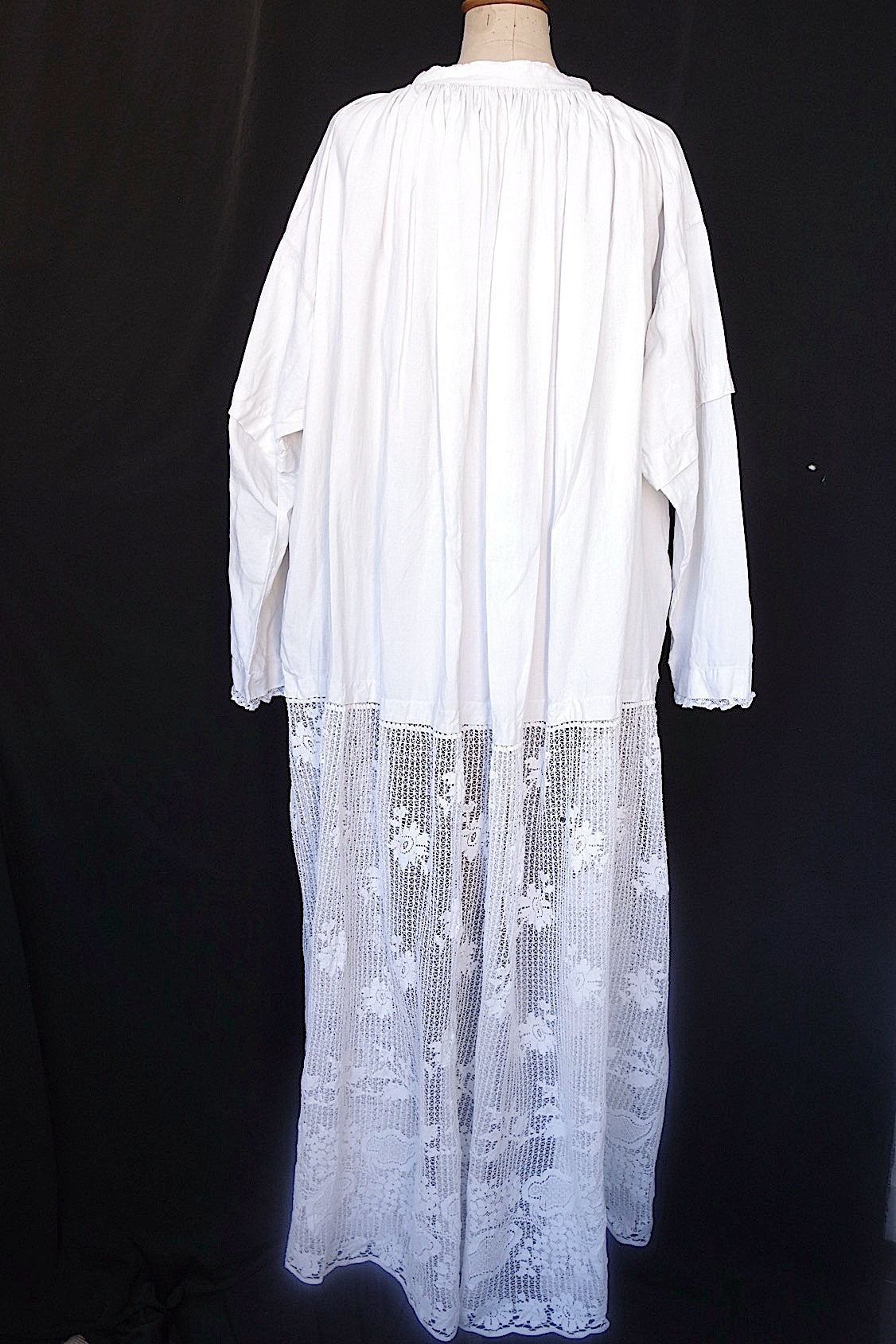 アンティーク古着 vêtement antique アンティーク教会チュニック aube2 .FR a l'epoque