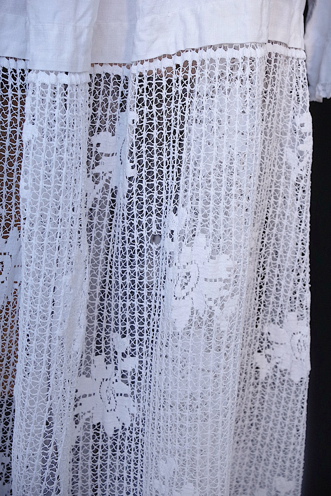 アンティーク古着 vêtement antique アンティーク教会チュニック aube2 .FR a l'epoque