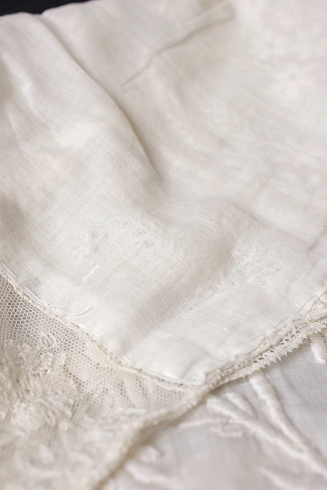 アンティークレース dentelle antique アンティーク刺繍 クロス .FR a l'epoque