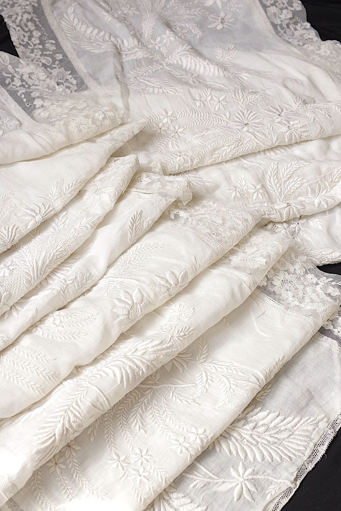 アンティークレース dentelle antique アンティーク刺繍 クロス .FR a l'epoque