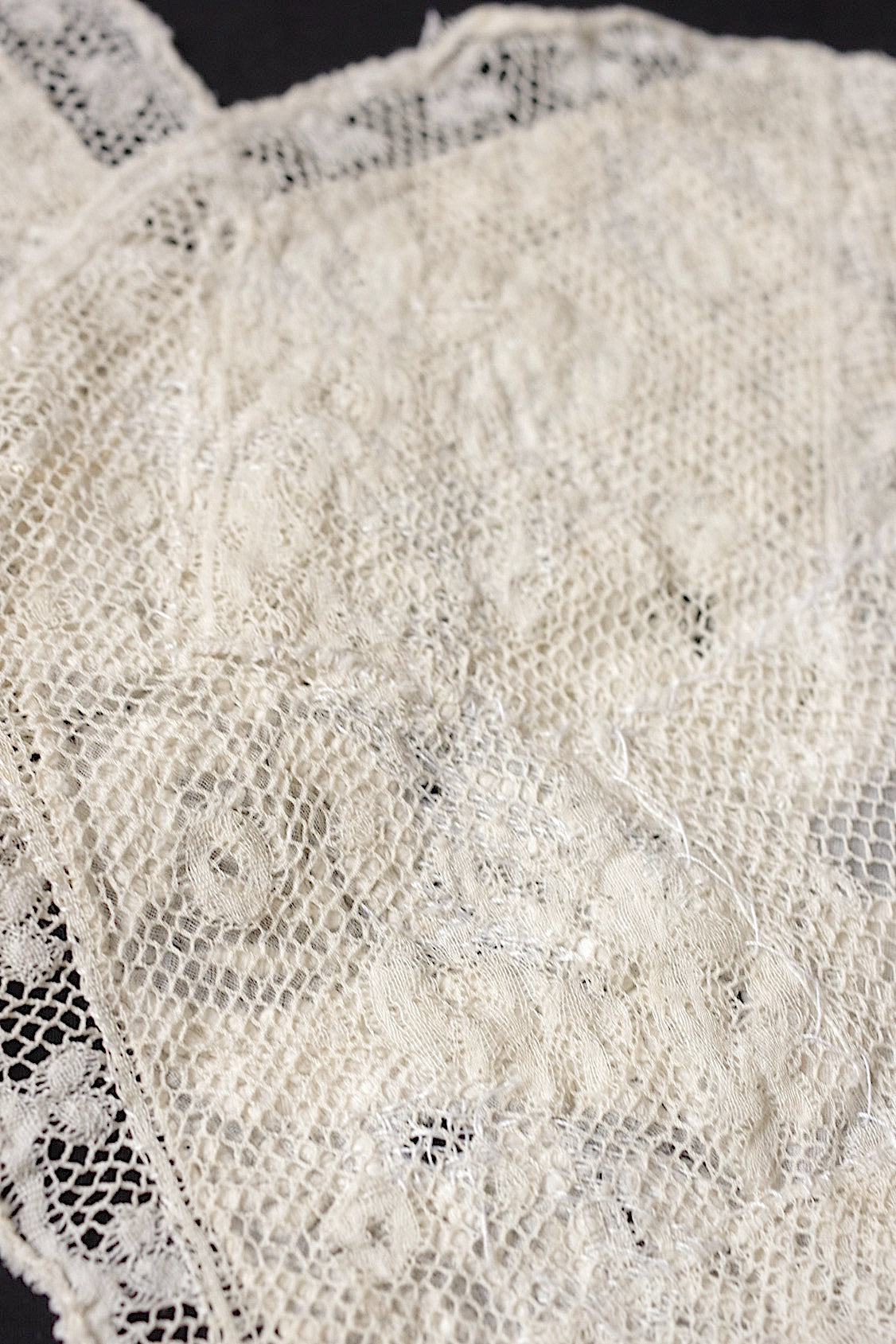 アンティークレース dentelle antique アンティーク刺繍 3枚 1 .FR a l'epoque