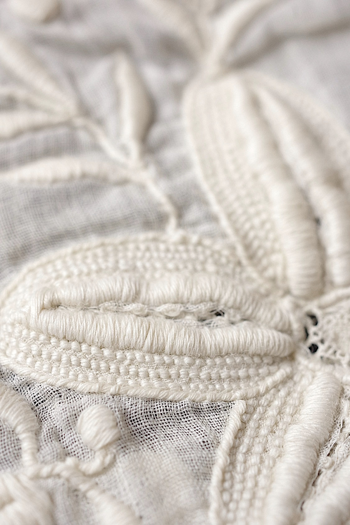 アンティークレース dentelle antique アンティーク刺繍 3枚 1 .FR a l'epoque