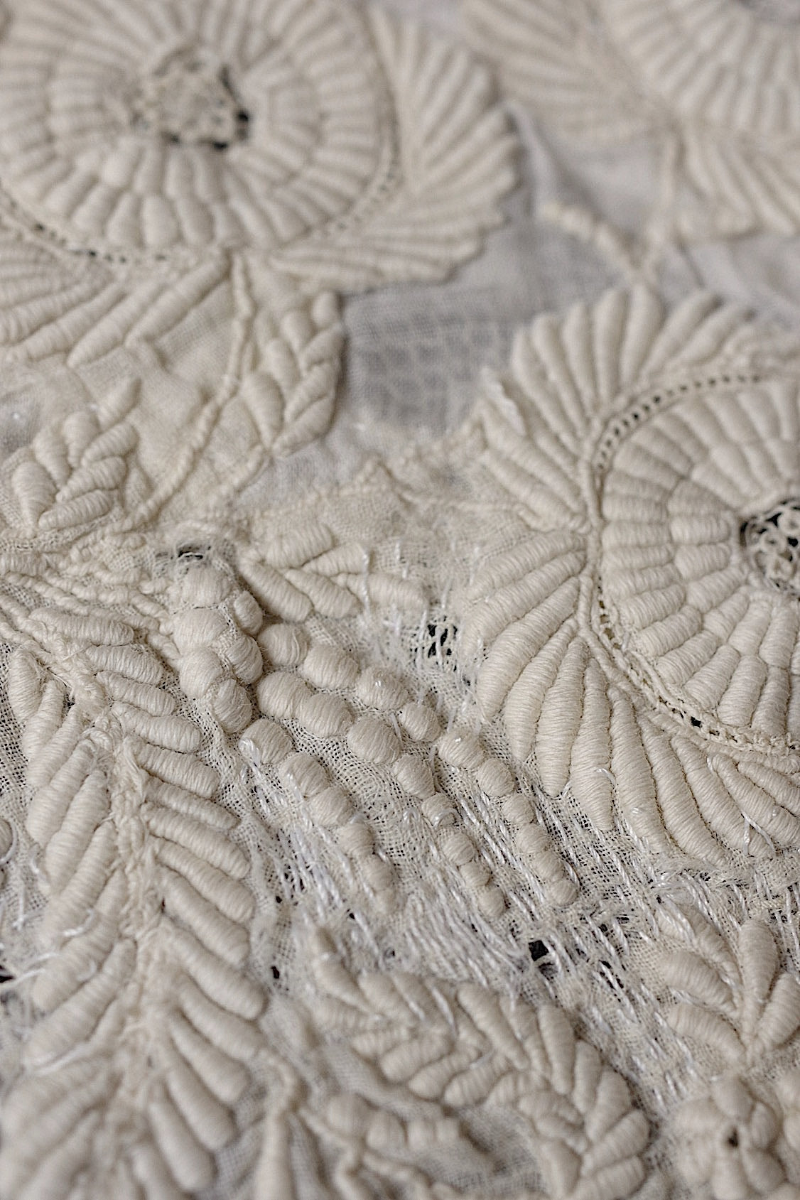 アンティークレース dentelle antique アンティーク刺繍 3枚 1 .FR a l'epoque