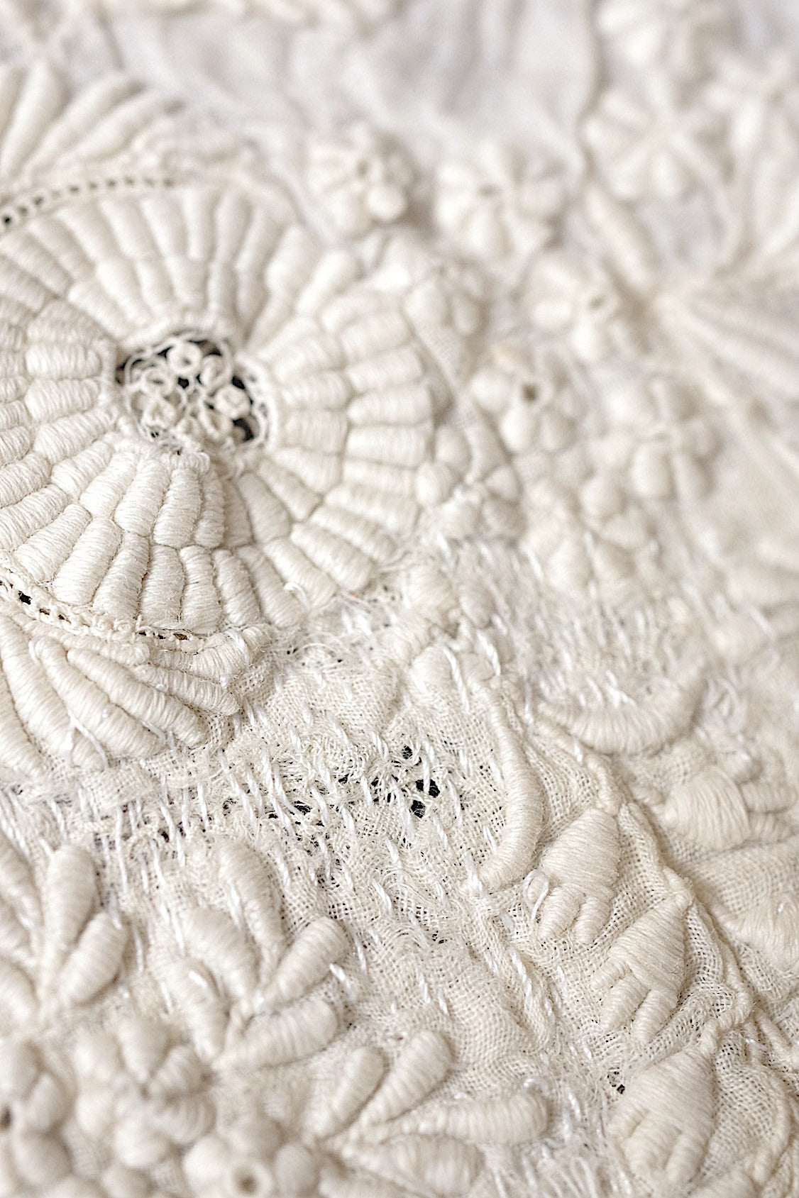 アンティークレース dentelle antique アンティーク刺繍 3枚 1 .FR a l'epoque