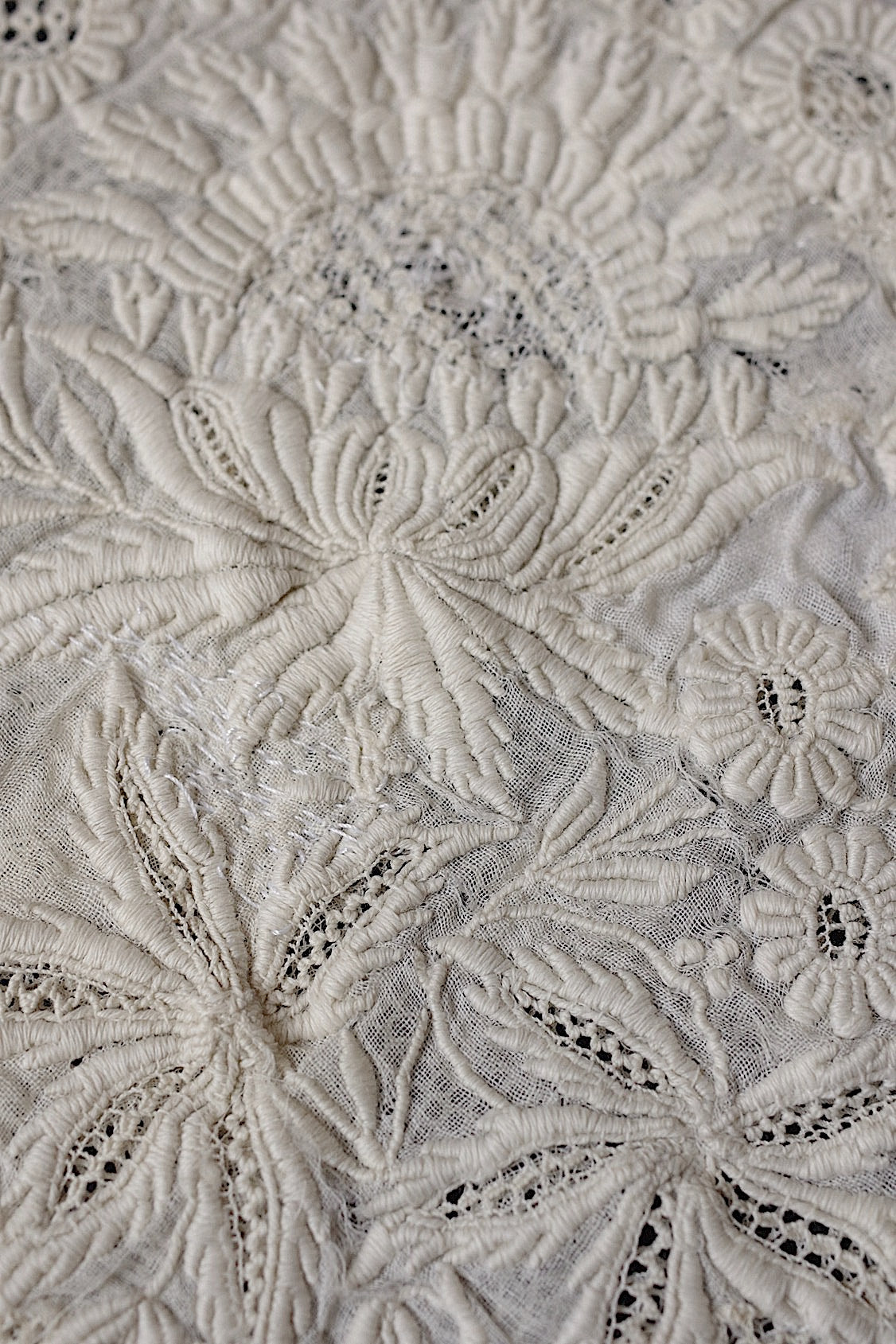 アンティークレース dentelle antique アンティーク刺繍 3枚 4 .FR a l'epoque