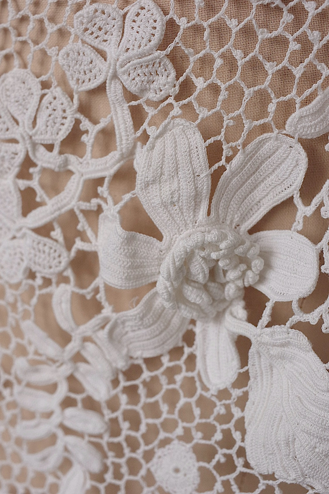 アンティーク古着 vêtement antique アンティーククロシェ ジレ しろ .FR a l'epoque