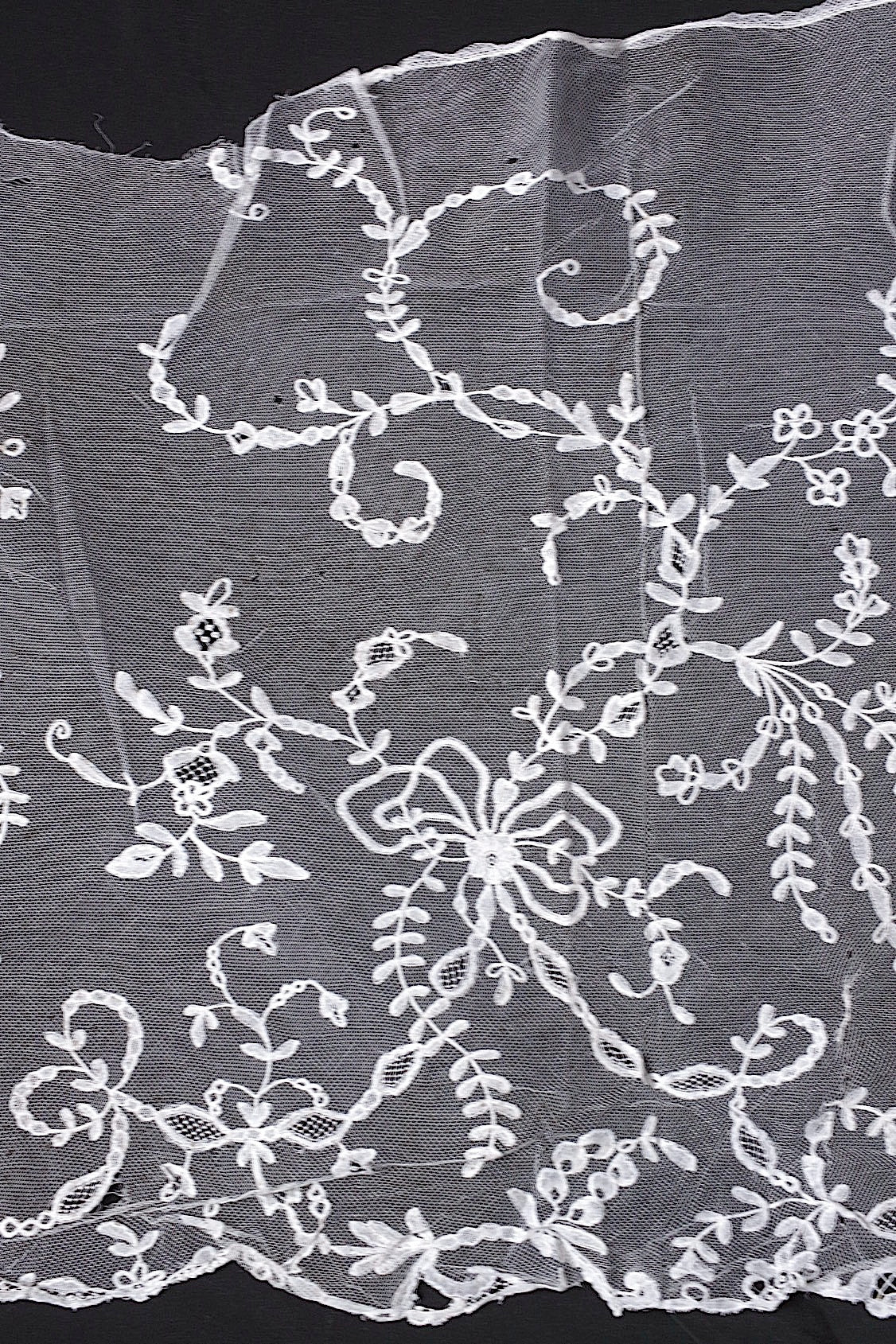 アンティークレース dentelle antique アンティークレース アプリカッションアングレテール123cm .FR a l'epoque