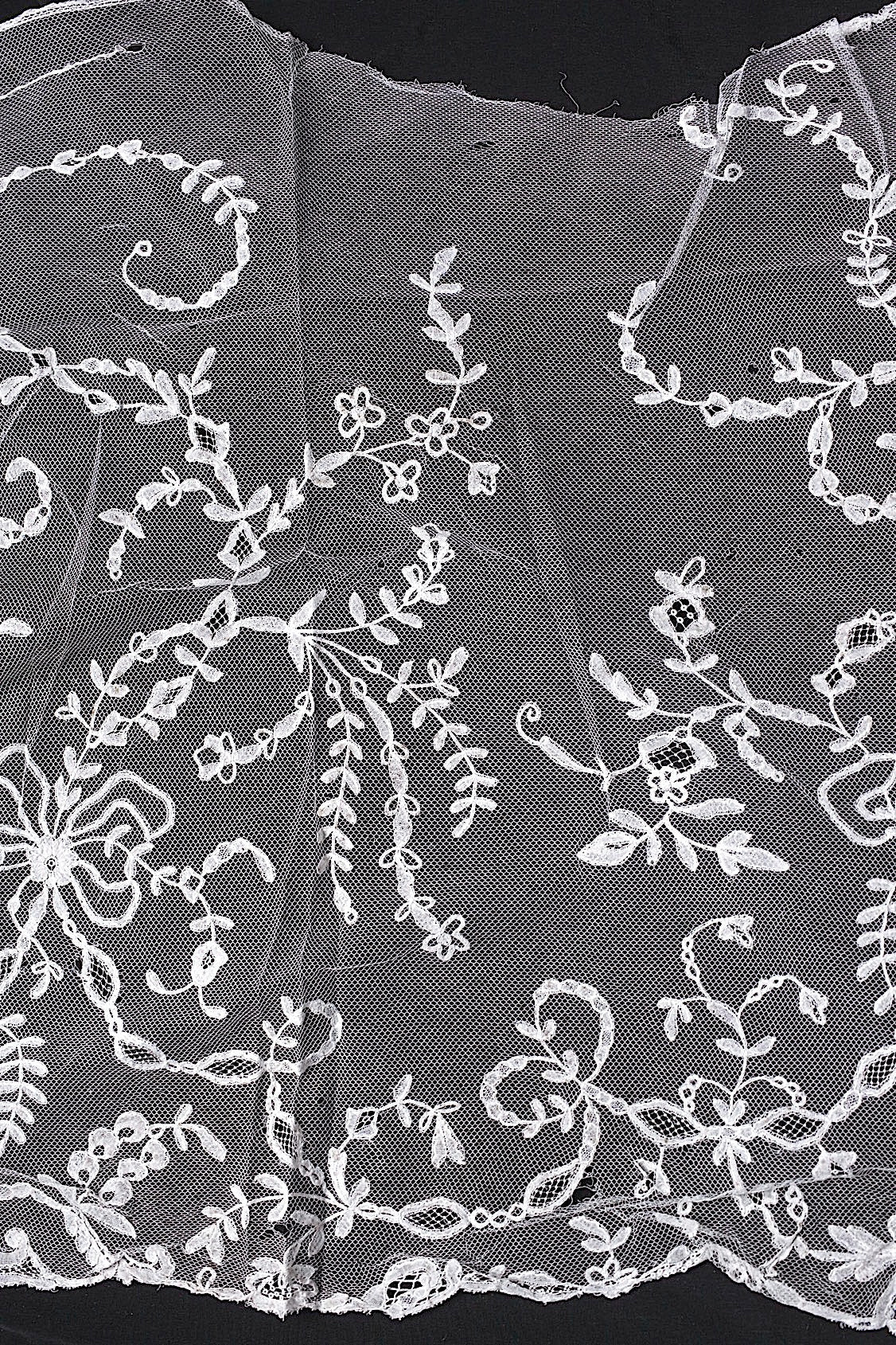 アンティークレース dentelle antique アンティークレース アプリカッションアングレテール123cm .FR a l'epoque