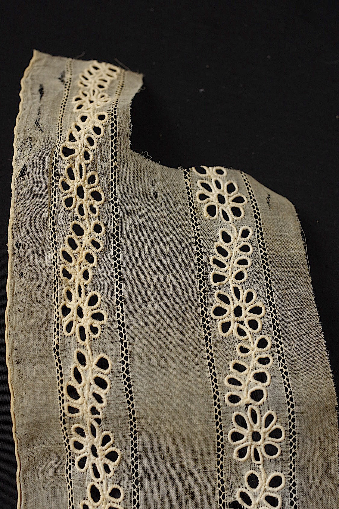 アンティークレース dentelle antique アンティークレース 刺繍テープ .FR a l'epoque