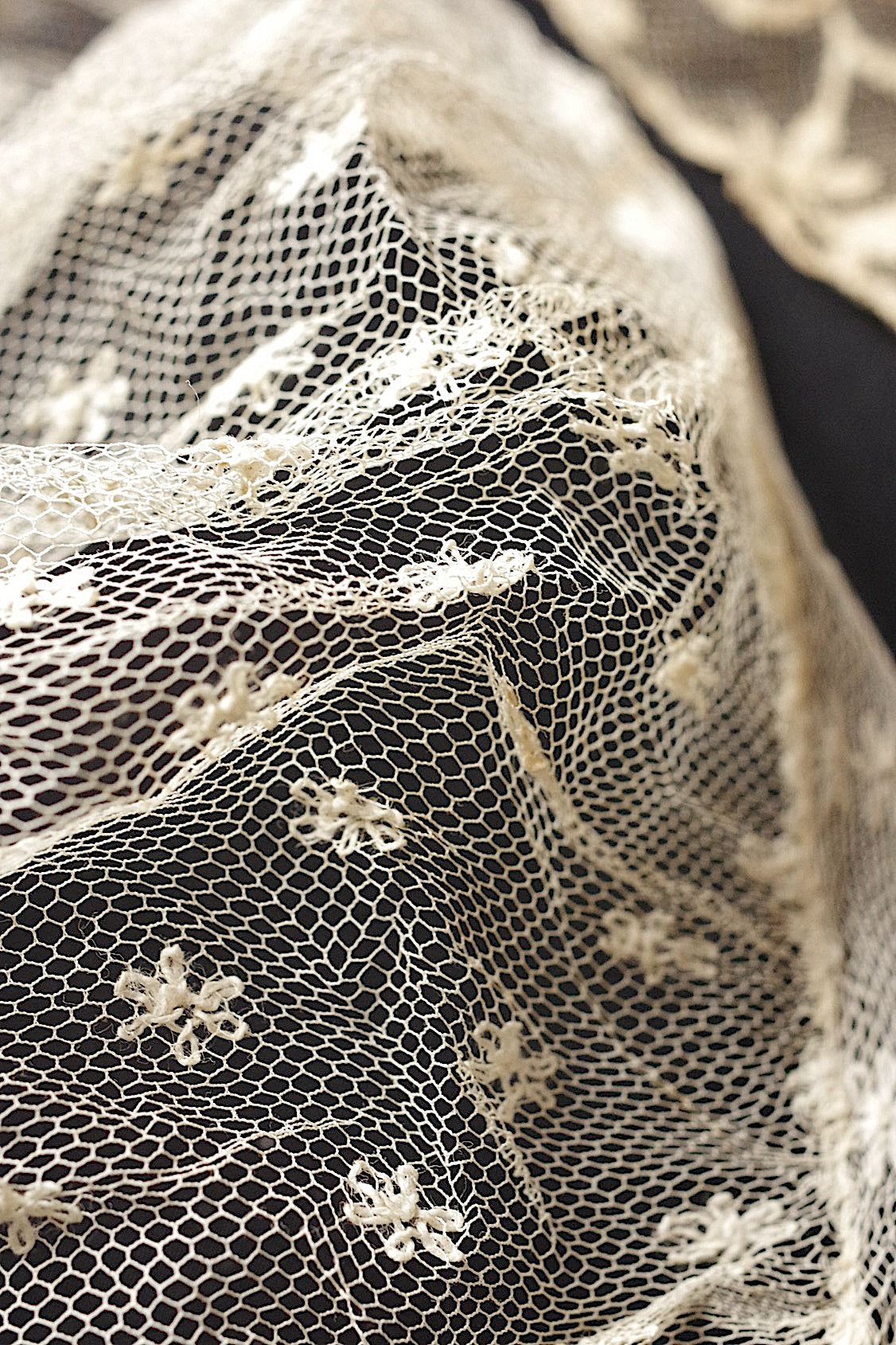 アンティークレース dentelle antique アンティークレース 曲線 カフス .FR a l'epoque