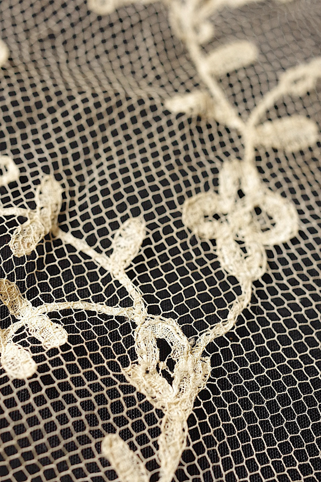 アンティークレース dentelle antique アンティークレース 曲線 カフス .FR a l'epoque