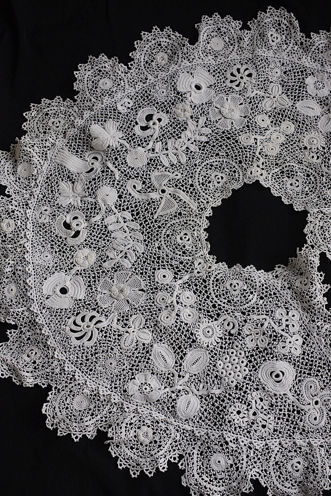 アンティークレース dentelle antique アンティークレース 襟2 .FR a l'epoque