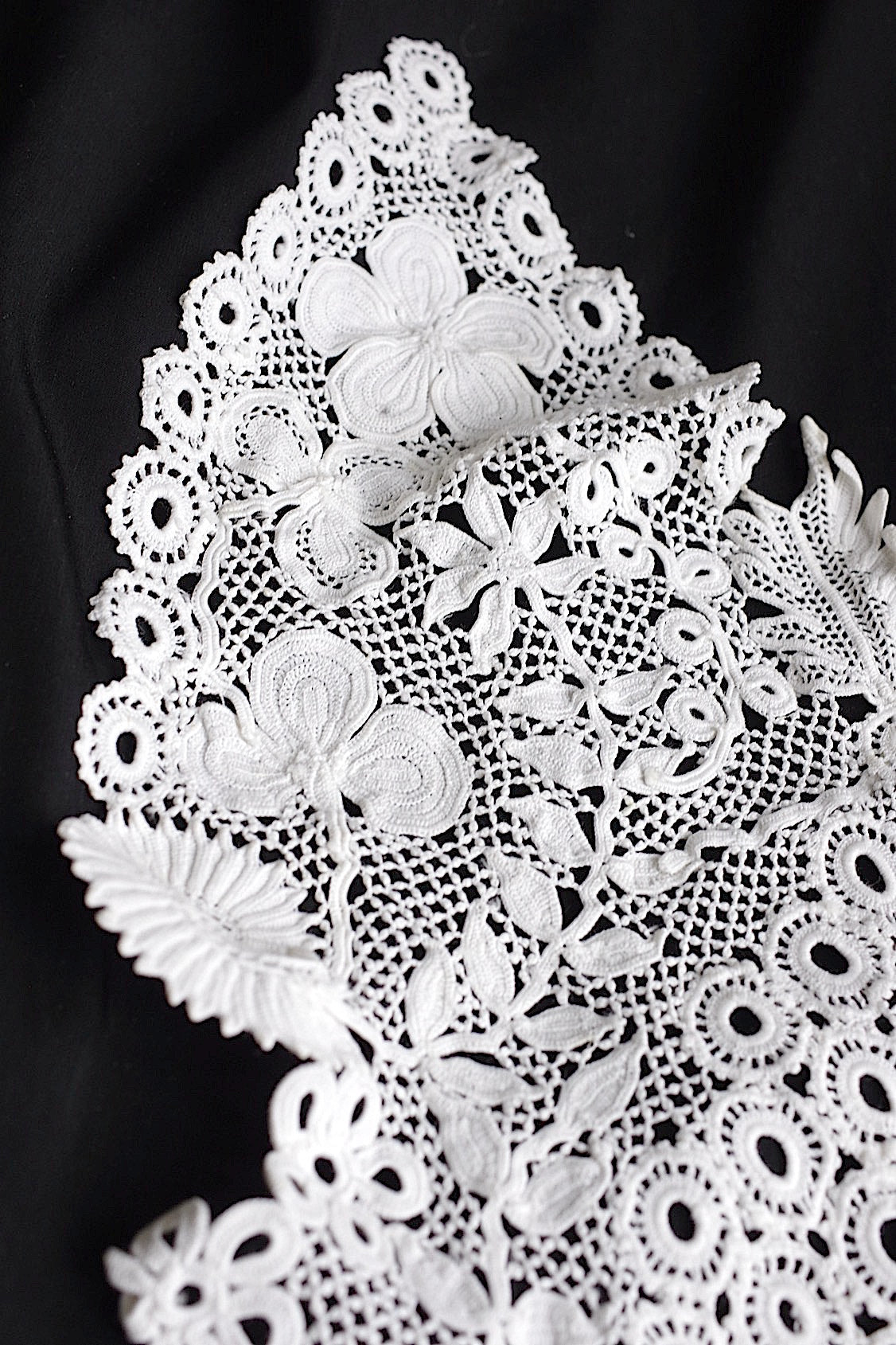 アンティークレース dentelle antique アンティークレース 襟4 .FR a l'epoque