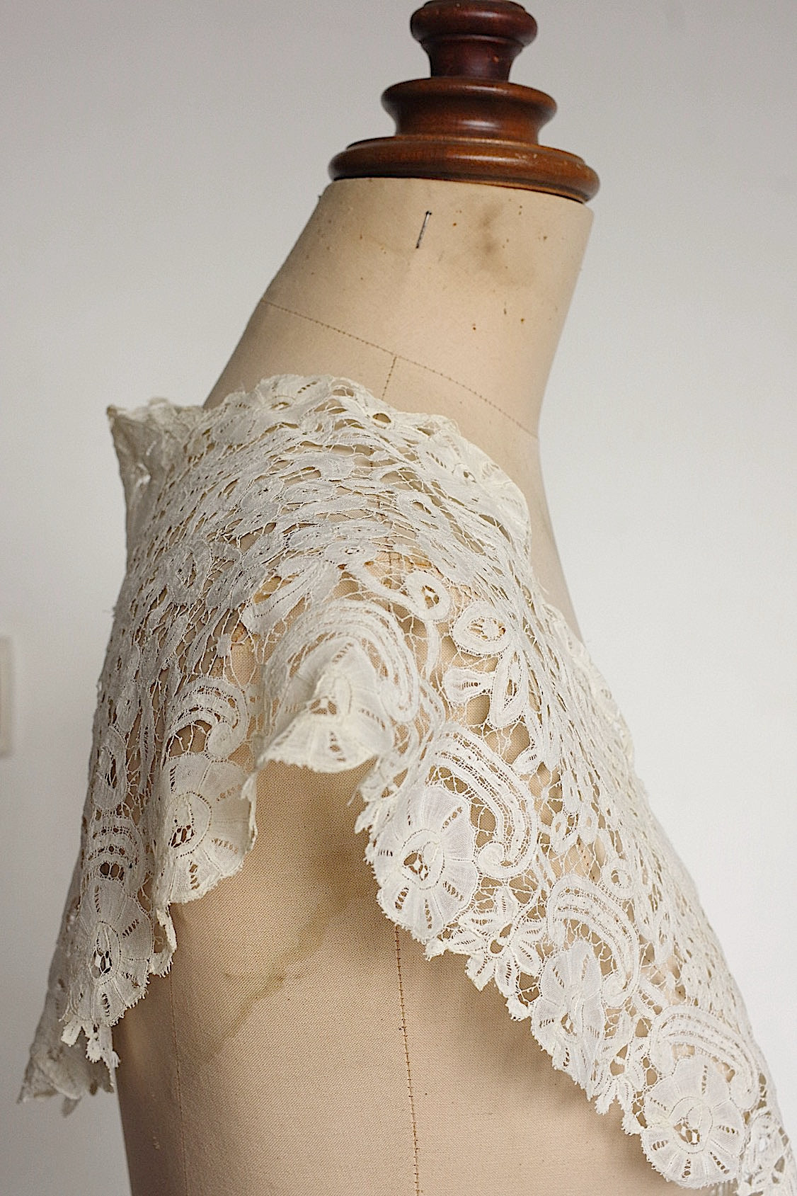 アンティークレース dentelle antique アンティークレース 襟9 .FR a l'epoque