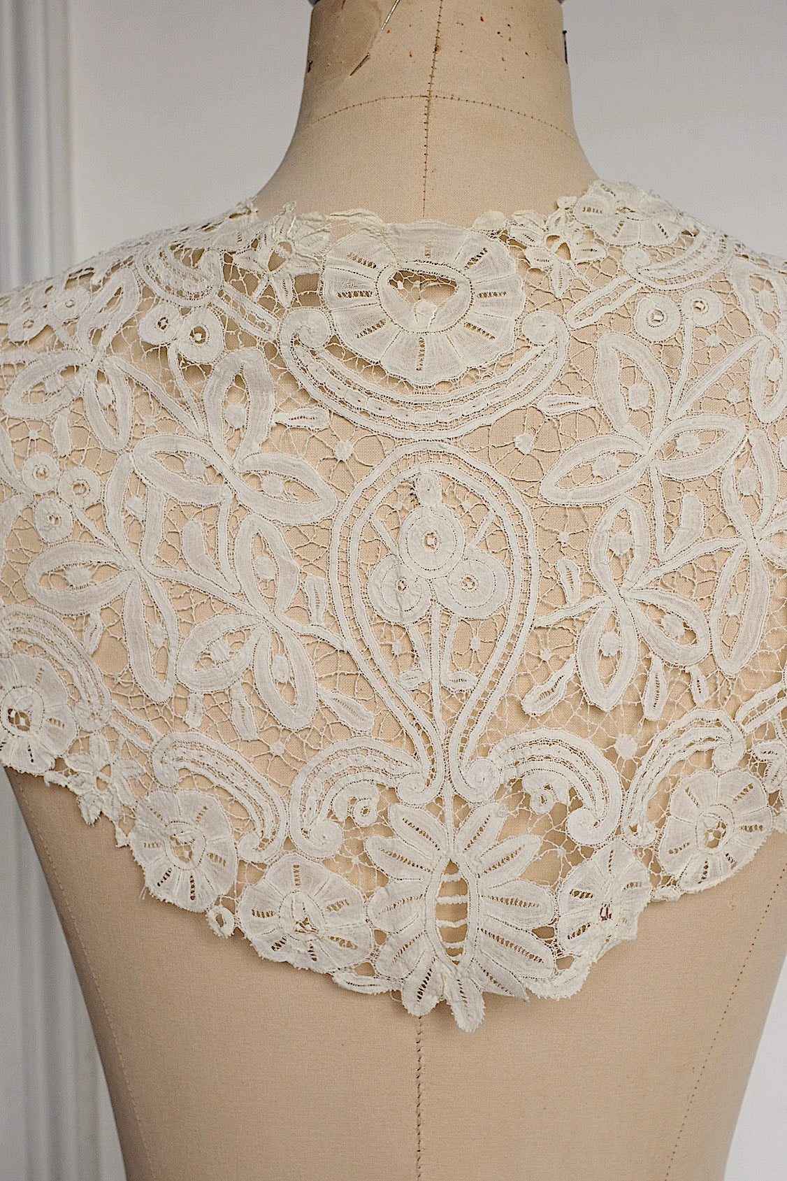 アンティークレース dentelle antique アンティークレース 襟9 .FR a l'epoque