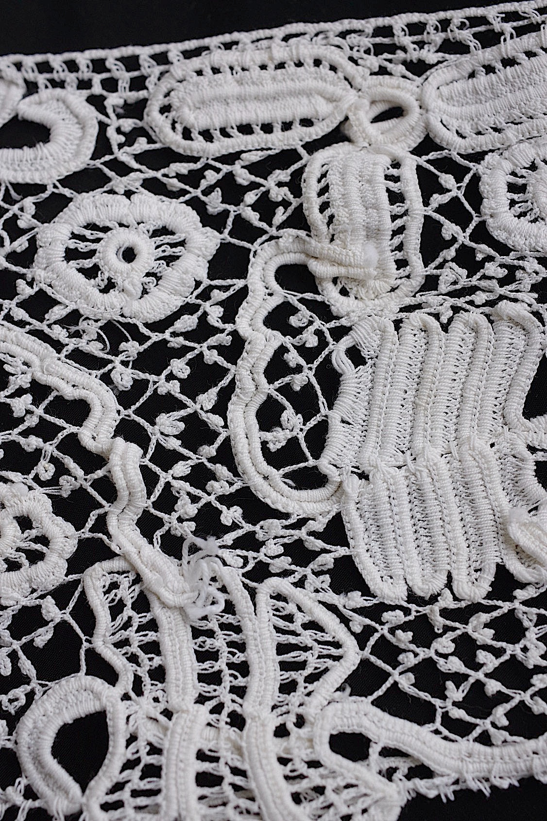 アンティークレース dentelle antique アンティークレース クロシェレース 素材3 .FR a l'epoque