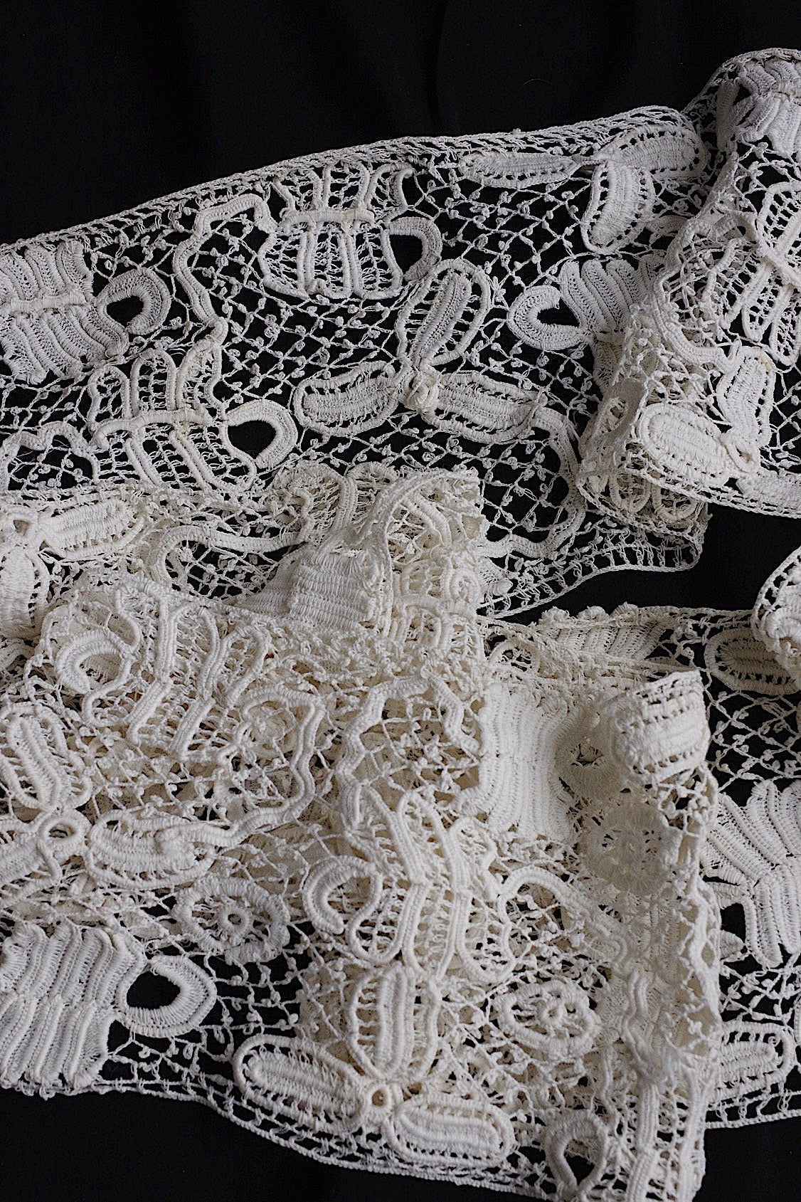アンティークレース dentelle antique アンティークレース クロシェレース 素材3 .FR a l'epoque