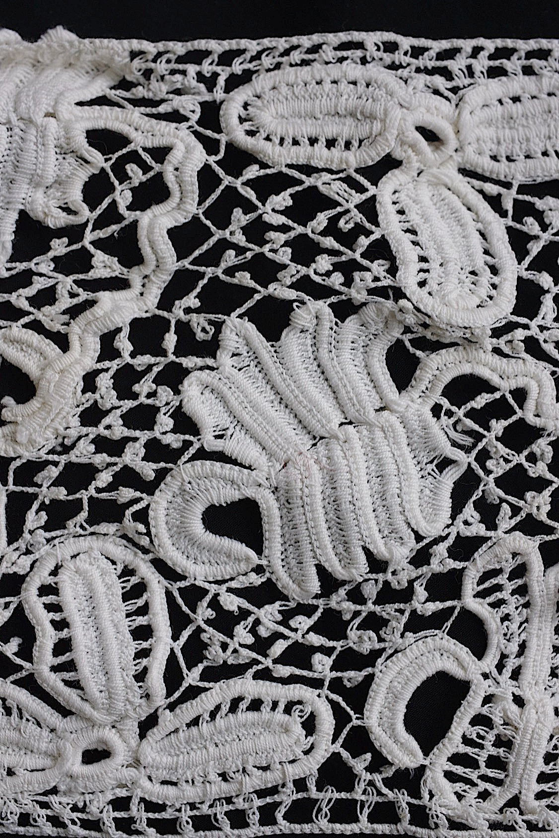 アンティークレース dentelle antique アンティークレース クロシェレース 素材3 .FR a l'epoque