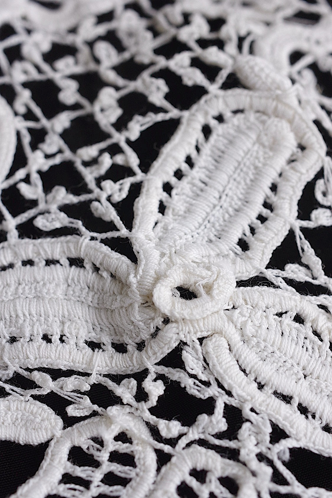 アンティークレース dentelle antique アンティークレース クロシェレース 素材3 .FR a l'epoque