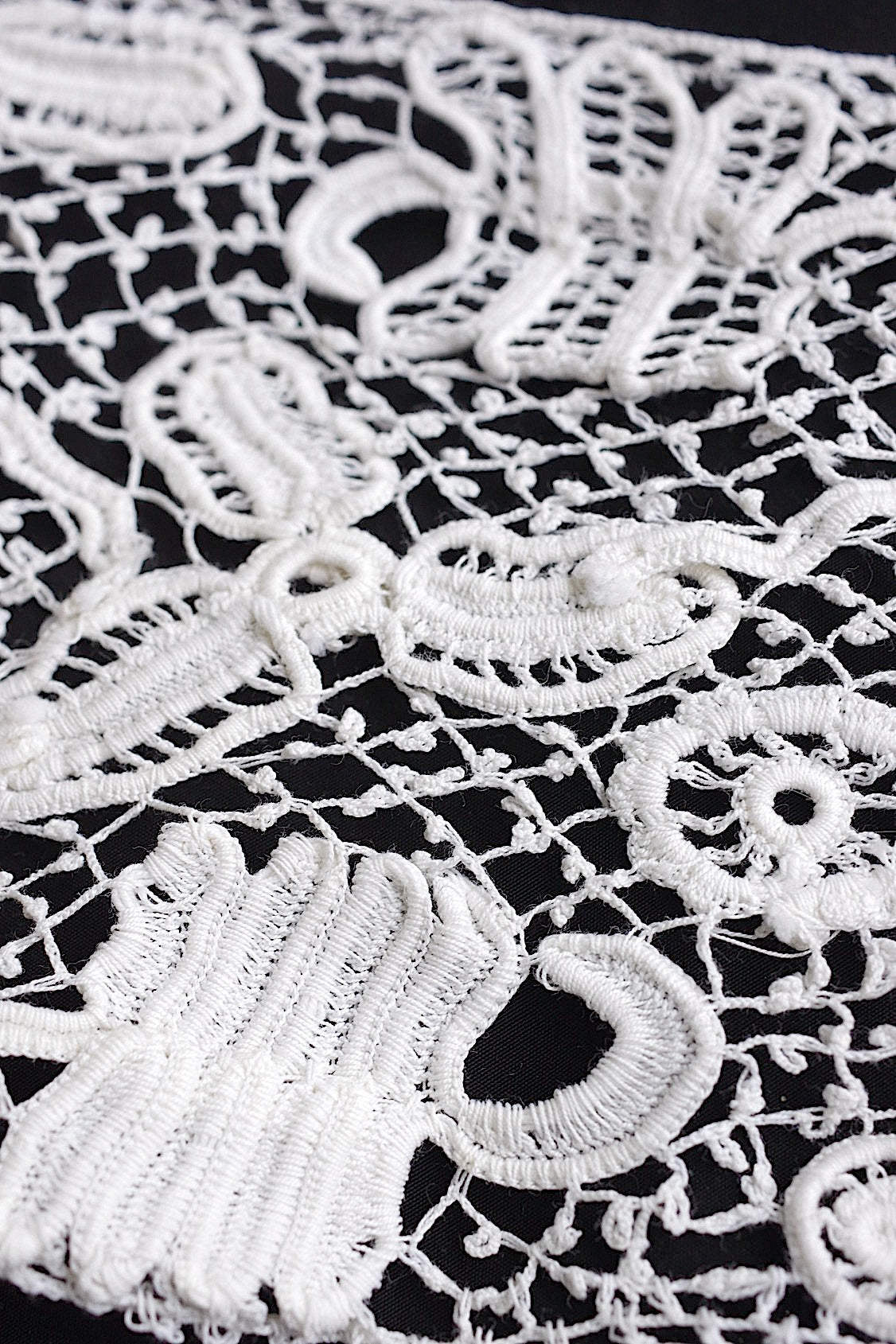 アンティークレース dentelle antique アンティークレース クロシェレース 素材3 .FR a l'epoque