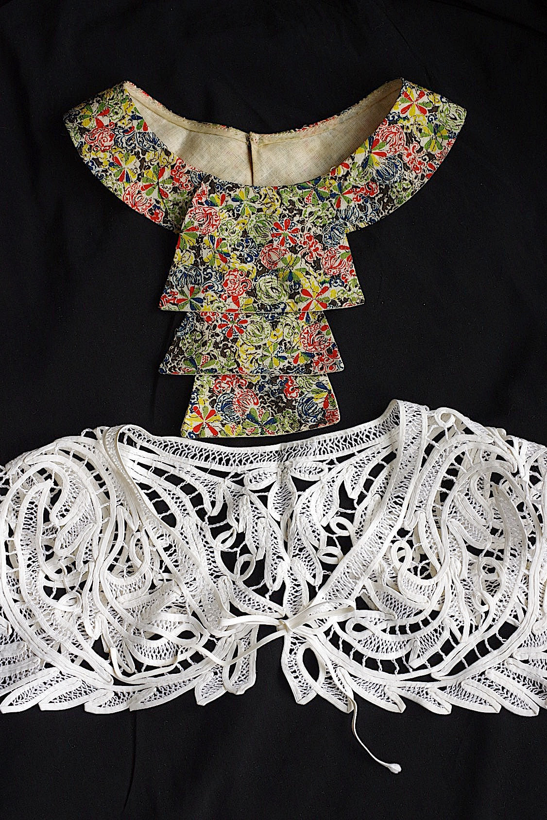 アンティークレース dentelle antique アンティークレース 襟16 lot .FR a l'epoque