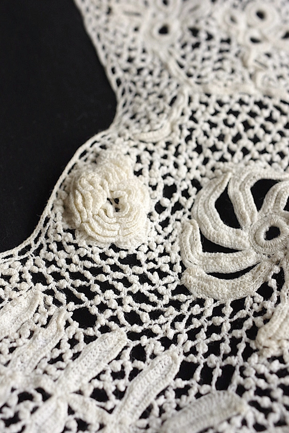 アンティークレース dentelle antique アンティークレース 襟18 lot .FR a l'epoque