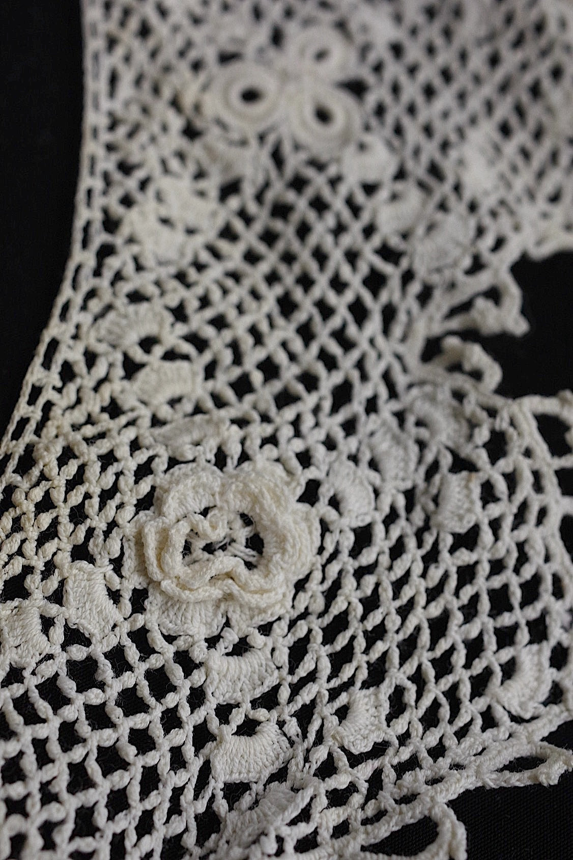 アンティークレース dentelle antique アンティークレース 襟18 lot .FR a l'epoque