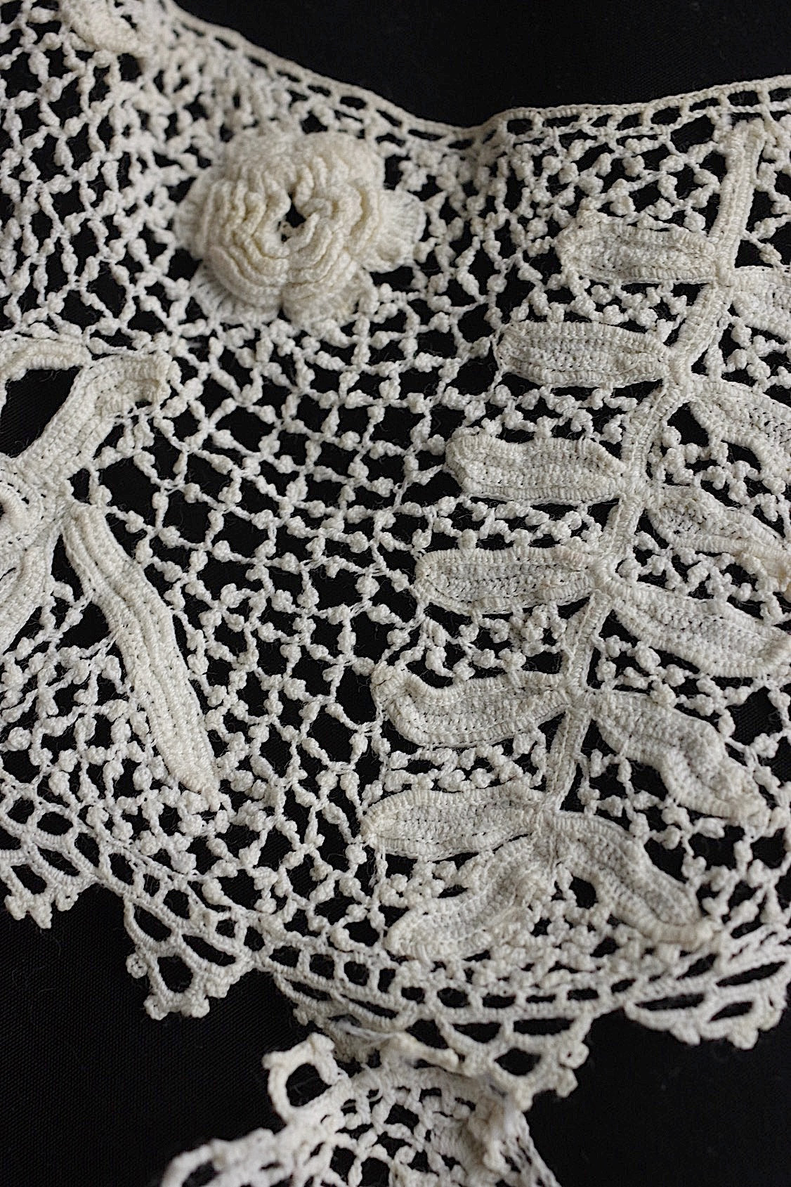 アンティークレース dentelle antique アンティークレース 襟18 lot .FR a l'epoque