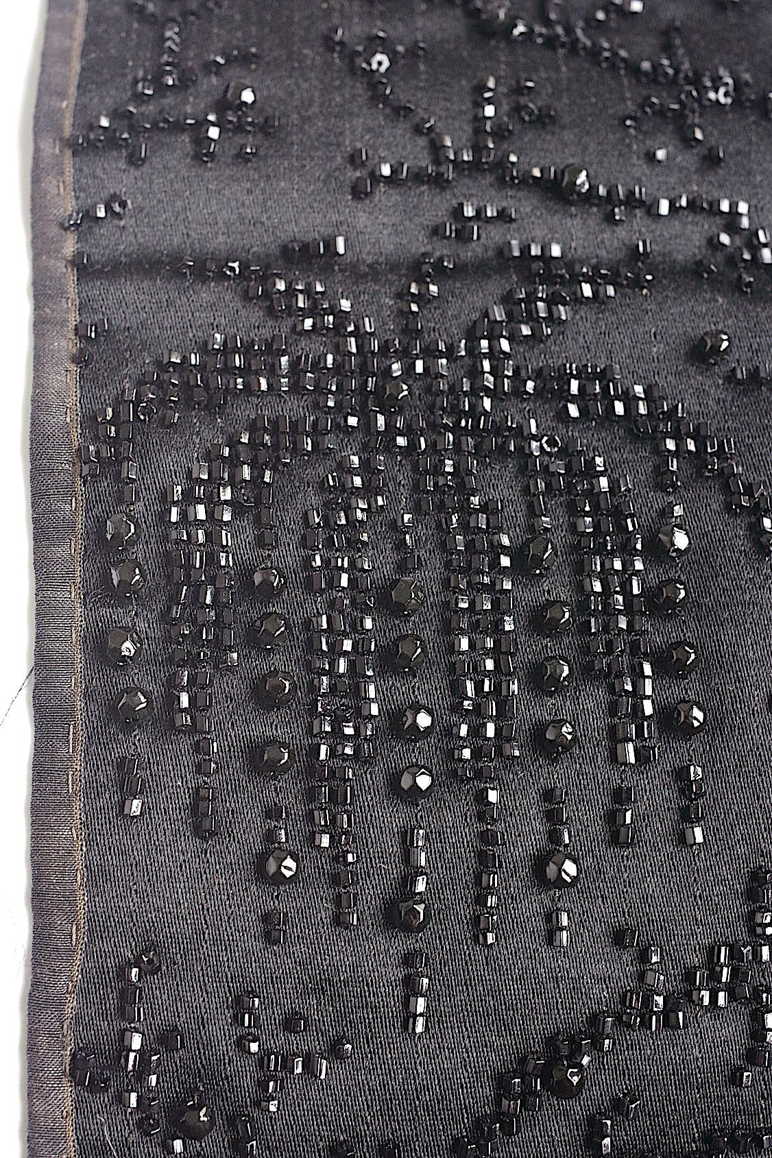 アンティークレース dentelle antique アンティークレース ビーズ刺繍  くろ .FR a l'epoque