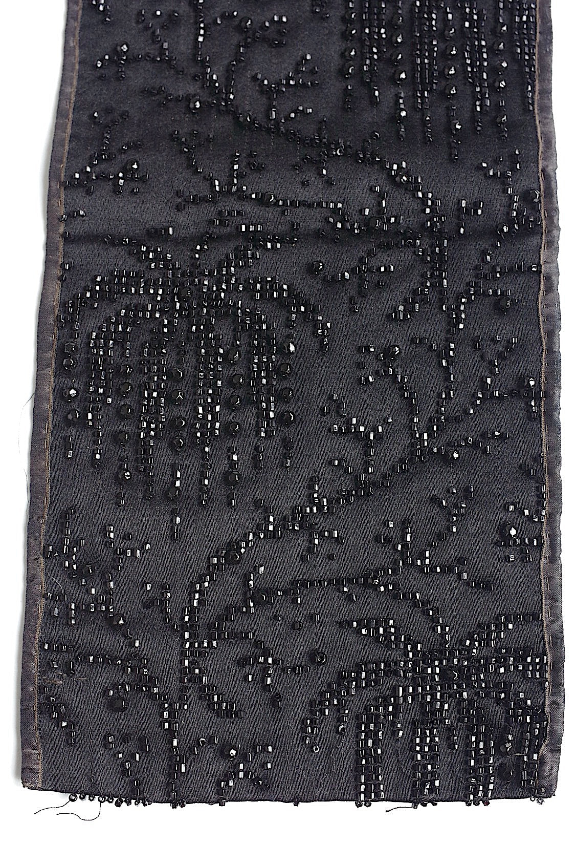 アンティークレース dentelle antique アンティークレース ビーズ刺繍  くろ .FR a l'epoque