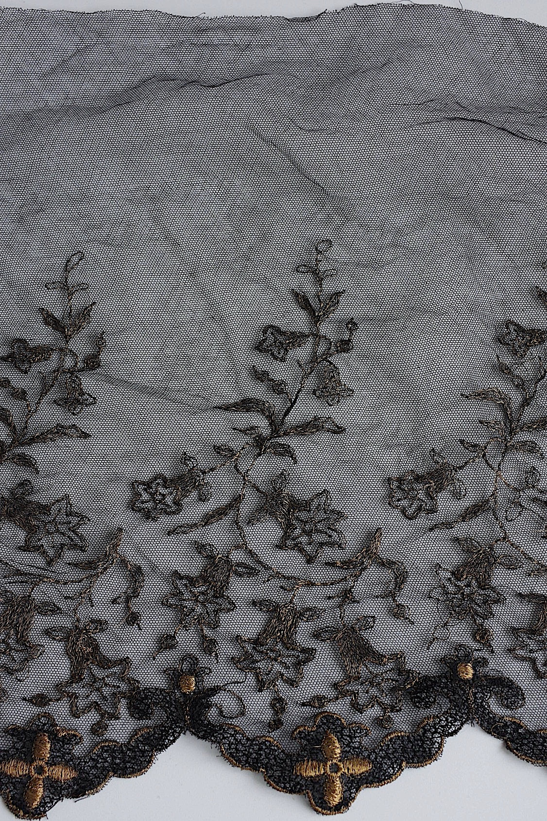 アンティークレース dentelle antique アンティークレース くろ lot2 .FR a l'epoque