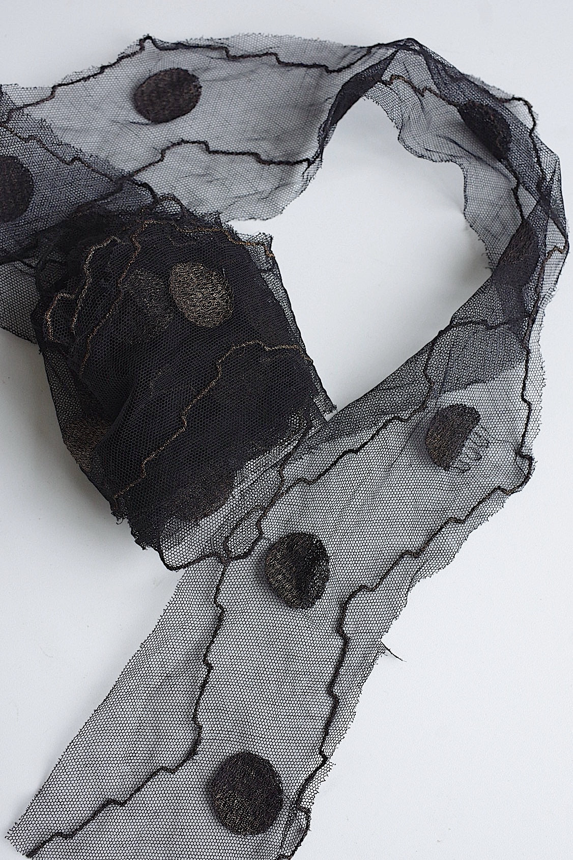 アンティークレース dentelle antique アンティークレース くろ lot2 .FR a l'epoque