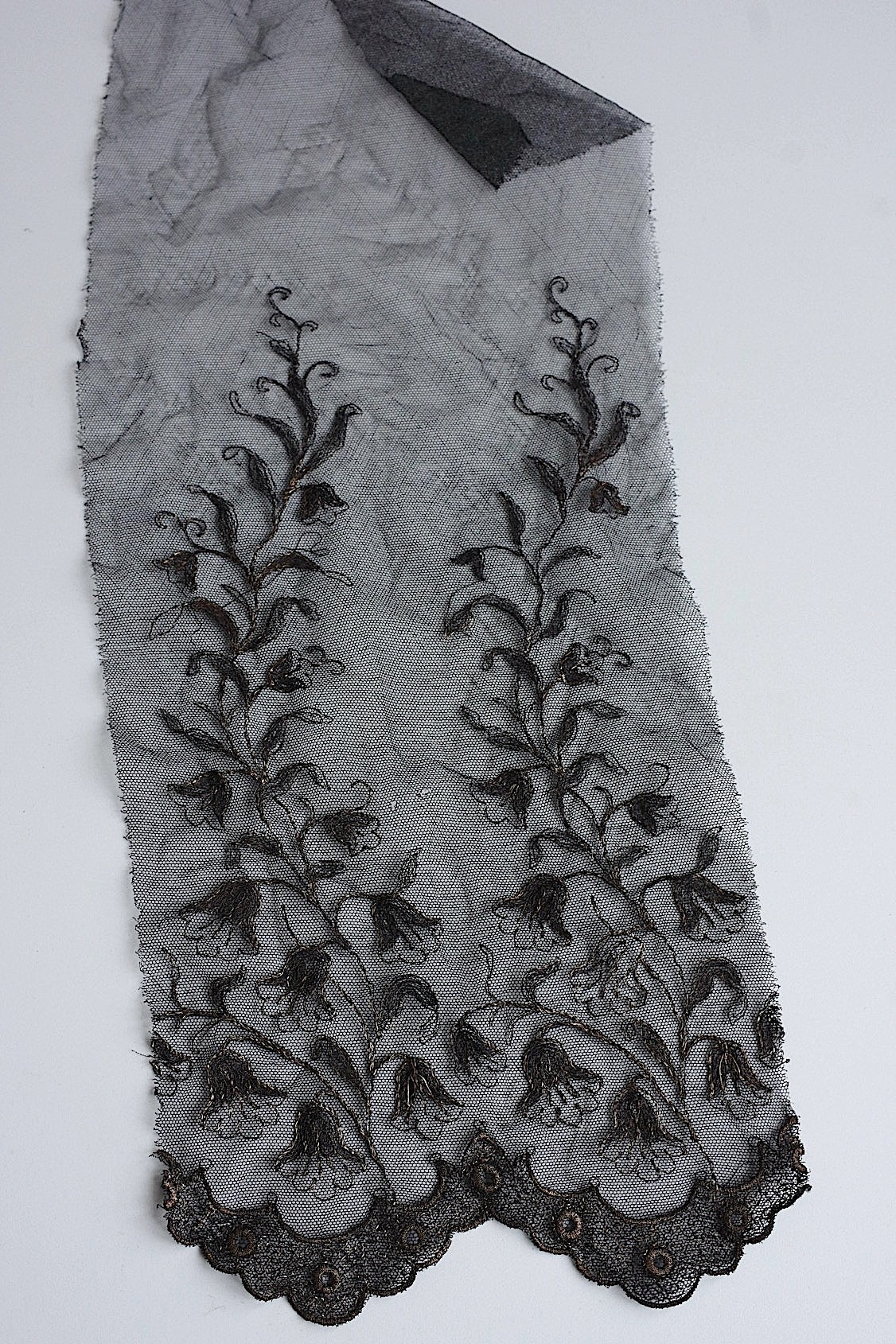 アンティークレース dentelle antique アンティークレース くろ lot2 .FR a l'epoque