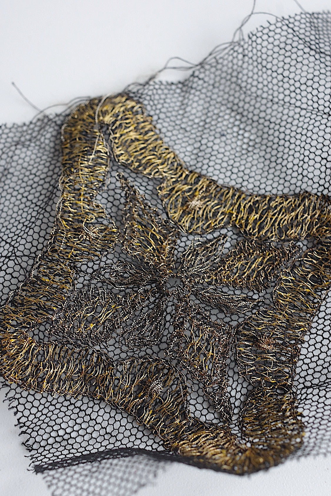 アンティークレース dentelle antique アンティークレース くろ lot2 .FR a l'epoque