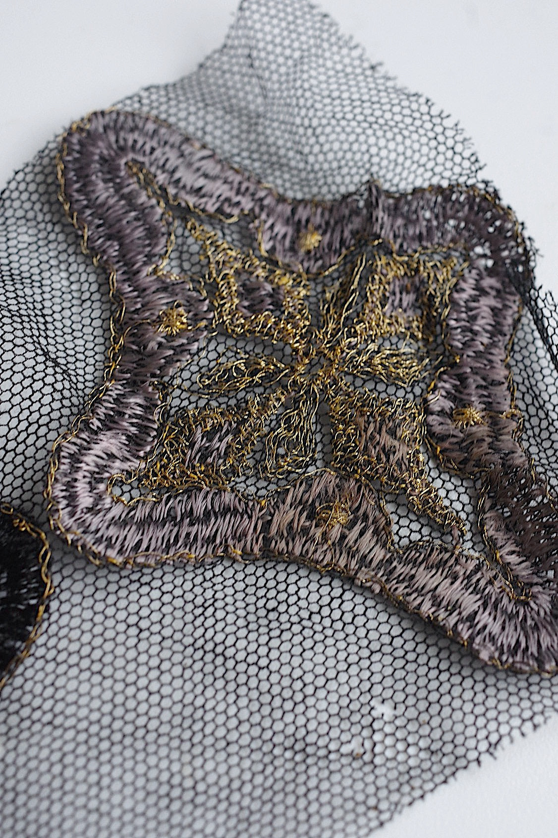 アンティークレース dentelle antique アンティークレース くろ lot2 .FR a l'epoque