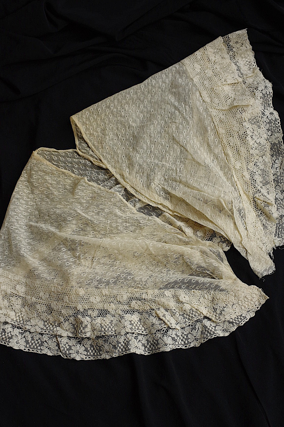 アンティークレース dentelle antique アンティークレース 襟24 .FR a l'epoque