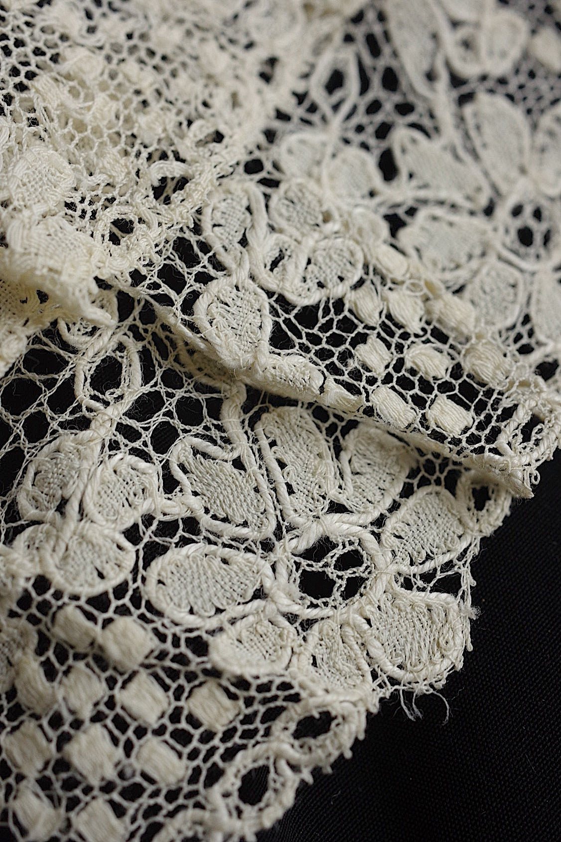 アンティークレース dentelle antique アンティークレース 襟24 .FR a l'epoque