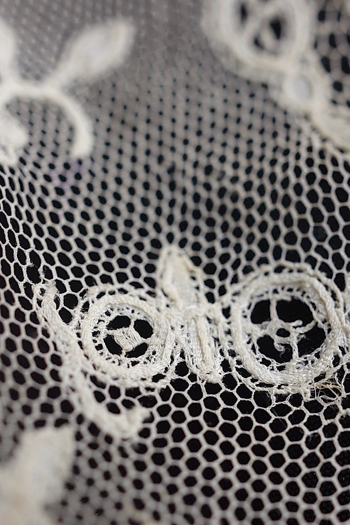 アンティークレース dentelle antique アンティークレース 素材用 4本 .FR a l'epoque