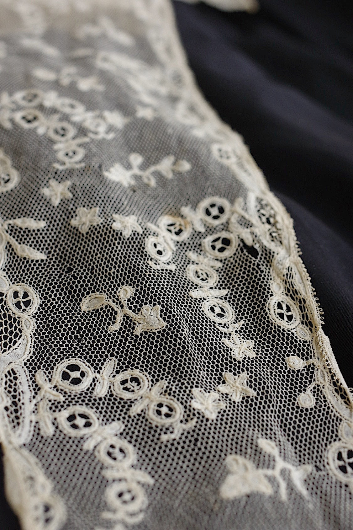 アンティークレース dentelle antique アンティークレース 素材用 4本 .FR a l'epoque